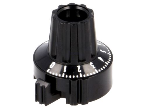 knoflík 22x23,1mm - precizní s aretací pro hřídel 6mm (stupnice)