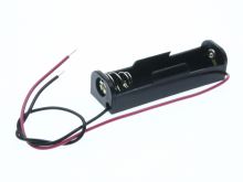 plastový držák baterie 1xR6 (AA, &quot;tužka&quot;) s drátovými vývody