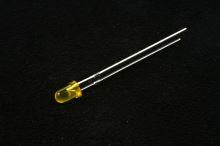 LED dioda 3mm - žlutá 2mA