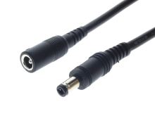 prodlužovací kabel DC 5,5x2,5 zásuvka na DC 5,5x2,5 vidlice 3m