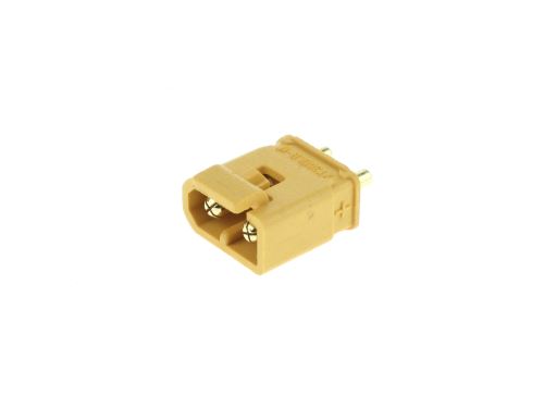 DC konektor XT30 - vidlice PCB přímá se zámkem