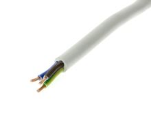 kabel CYSY 3x0.75 bílý kulatý