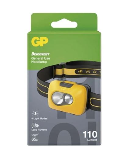 LED pracovní čelovka GP Discovery CH42, 110 lm