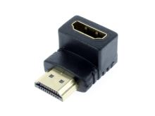redukce HDMI(A)/HDMI(A) vidlice/zásuvka (úhlová)