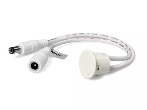 Led pásek - dotykový spínač  ON / OFF + stmívač TD308 bílý zapuštěný