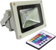 LED svítidlo - reflektor 230V/10W RGB + dálkový ovladač