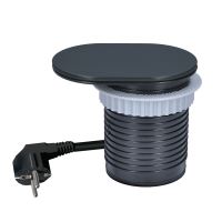 Vestavná zásuvka 2/01 černá (16A 1mm2) +USB-A,USB-C 20W PD (3)