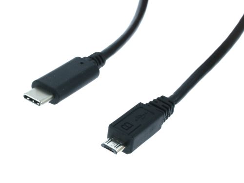 PC kabel USB-C 3,0 / mikroUSB 1m