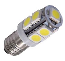 LED žárovka E10 12V 6xSMD bílá 2W