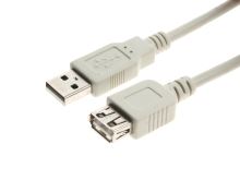 PC kabel USB-A / A 0.3m prodl.