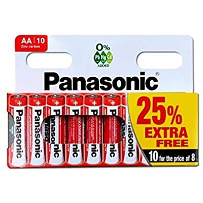 obyčejná baterie PANASONIC R6 Zinko-uhlíková  ZN/C balení 10ks