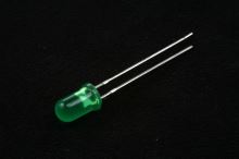 LED dioda 5mm - zelená 25mA