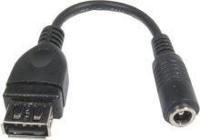 DC 5,5x2,1 zásuvka kabelová / USB &#39;A&#39; zásuvka