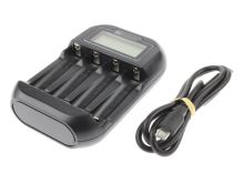 nabíječka EMOS BCN-41D + 4xAA 2700mAh akumulátor