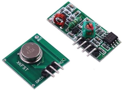 modul - dálkové ovládání - vysílač a přijímač,433Mhz