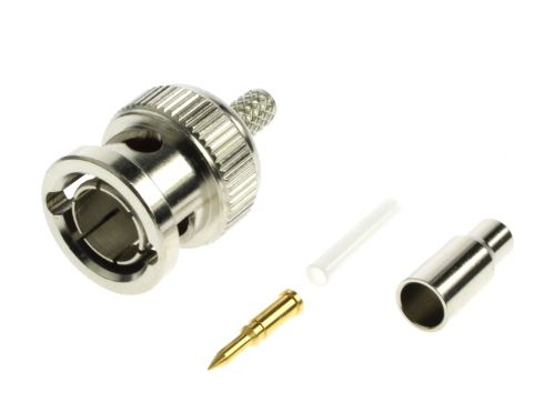 BNC kabelová vidlice pro kabel RG179 crimpovací 75 Ohm (1)