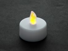svítilna svíčka čajová zlatá LED na baterii CR2032