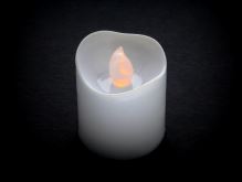 svítilna svíčka čajová vysoká LED na baterii CR2032 - plápolavé světlo