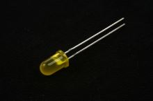 LED dioda 5mm - žlutá 2mA