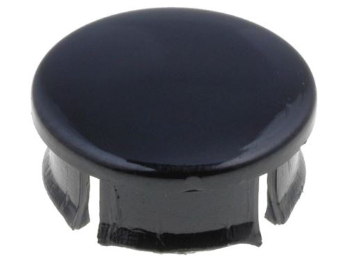 knoflík 22x23,1mm - víčko Černá