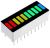 LED bargraf HS2R3Y4PG1B, 10xLED (modrá, zelená, žlutá, červená)