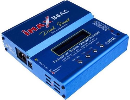 nabíječka iMAX BLAC 80W - Ni-Cd, Ni-MH, Li-Po, Li-Ion, Li-Fe nebo Pb