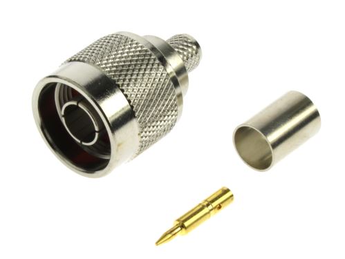 N kabelová vidlice pro kabel RF-287, AIRCELL 7 crimpovací