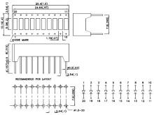 LED bargraf HS2R3Y4PG1B, 10xLED (modrá, zelená, žlutá, červená) (1)