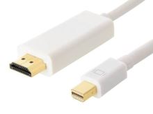 kabel Mini DisplayPort 1.2 vidlice / HDMI 2.0 vidlice 2m