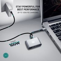 redukce USB-C vidlice / HDMI, VGA, USB, USB-C, JACK3,5 (1)