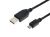 PC kabel USB-A / mikroUSB 1m - černý